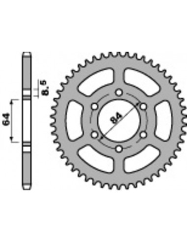 Couronne PBR acier standard 809 - 428