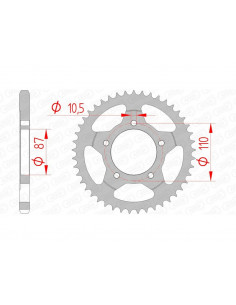 Couronne AFAM acier standard 14404 - 525