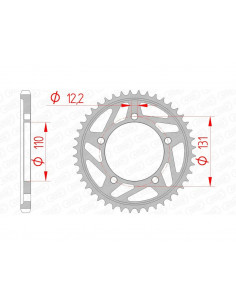 Couronne AFAM acier standard 164800 - 525