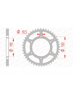 Couronne AFAM acier standard 16500 - 520