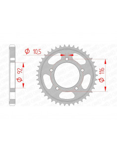 Couronne AFAM acier standard 16900530