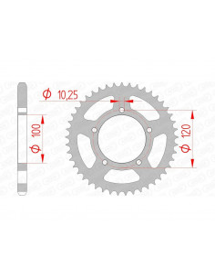 Couronne AFAM acier standard 35800 - 525
