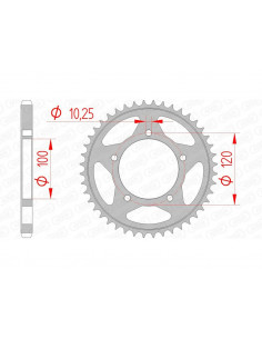 Couronne AFAM acier standard 35802 - 525
