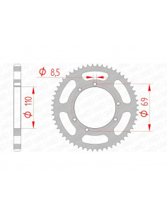 Couronne AFAM acier standard 59104 - 428