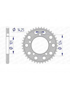 Couronne AFAM aluminium 72801 - 525