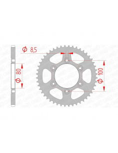 Couronne AFAM acier standard 80105 - 420