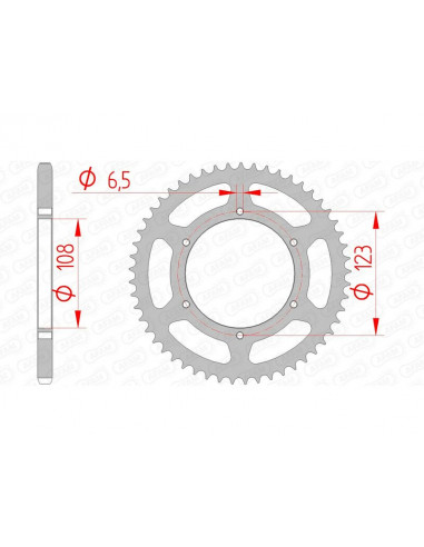 Couronne AFAM acier standard 92114 - 420