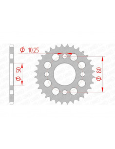 Couronne AFAM acier standard 92127 - 420