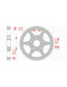 Couronne AFAM acier standard 92803 - 530