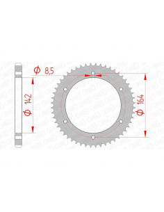 Couronne AFAM acier standard 65200 - 428