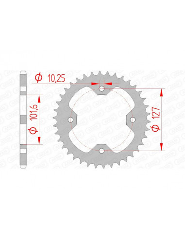 Couronne AFAM acier standard 98500 - 520