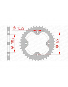 Couronne AFAM acier standard 98500 - 520