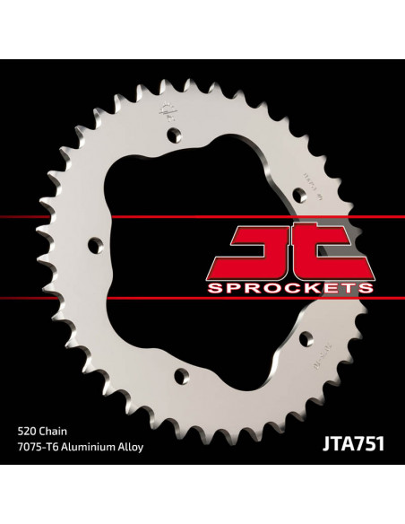 Couronne JT SPROCKETS aluminium 751 - 520