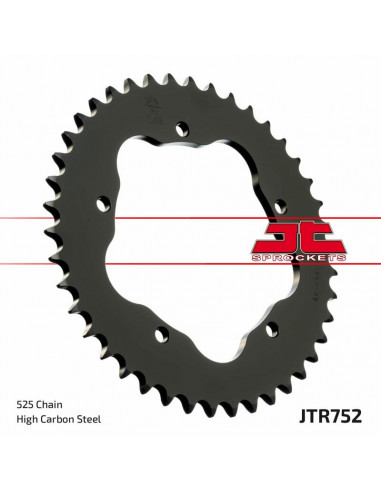 Couronne JT SPROCKETS aluminium 752 - 525