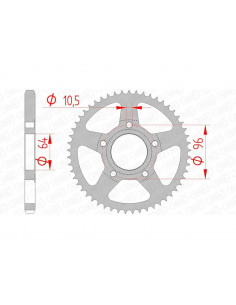 Couronne AFAM acier standard 10203 - 428