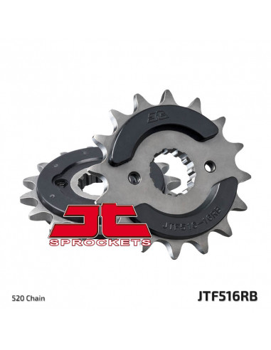 Pignon JT SPROCKETS acier anti-bruit 516 - 520