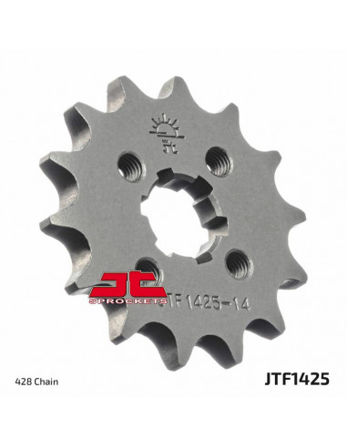 Pignon JT SPROCKETS 13 dents acier standard pas 428 type 1425