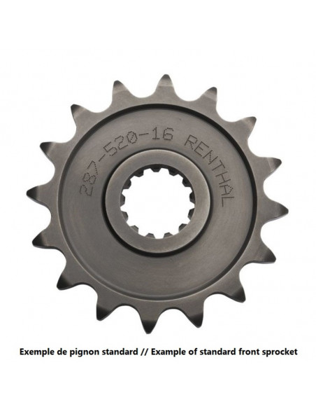 Pignon RENTHAL acier standard 304 - 520
