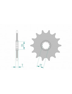 Pignon AFAM acier standard 94107 - 415