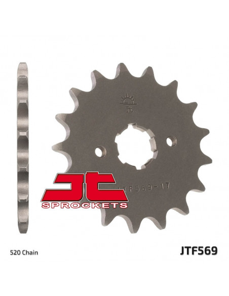Pignon JT SPROCKETS acier standard 569 - 520