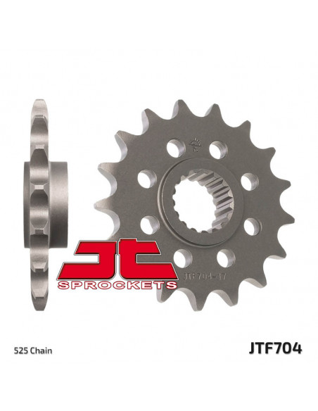 Pignon JT SPROCKETS acier standard 704 - 525