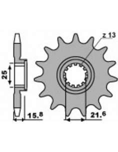 Pignon PBR acier standard 2093 - 525