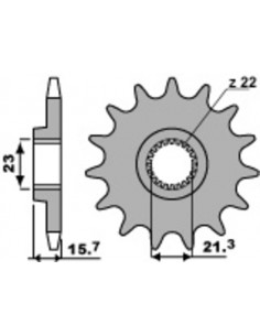 Pignon PBR acier standard 441 - 520