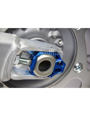 Tendeur de chaîne SCAR bleu Yamaha YZ250F/450F