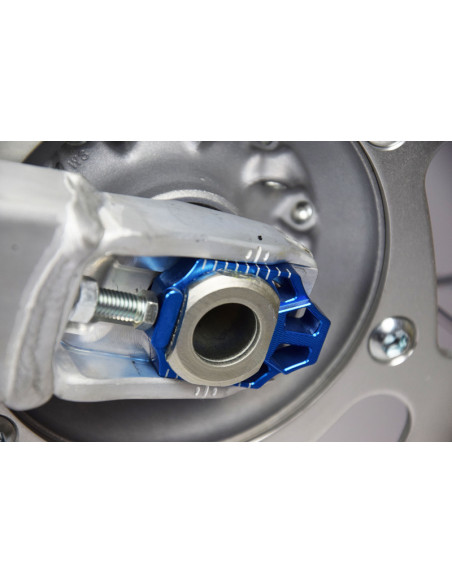 Tendeur de chaîne SCAR bleu Yamaha YZ250F/450F