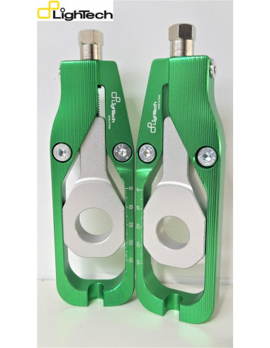 Tendeur de chaîne LIGHTECH vert Kawasaki ZX10R