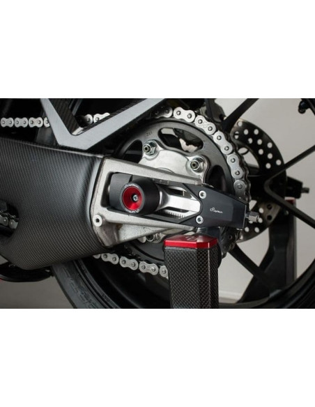 Tendeur de chaine LIGHTECH rouge - Aprilia RSV4