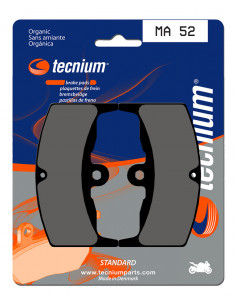Plaquettes de frein TECNIUM route organique - MA52