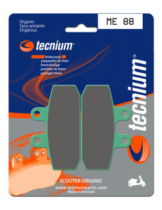 Plaquettes de frein TECNIUM Scooter organique - ME88