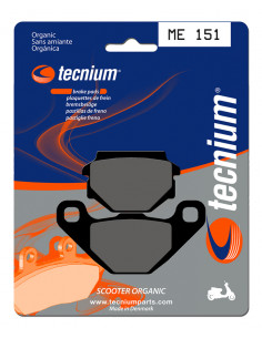 Plaquettes de frein TECNIUM Scooter organique - ME151