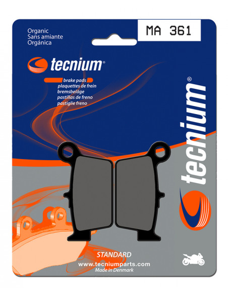 Plaquettes de frein TECNIUM route organique - MA361