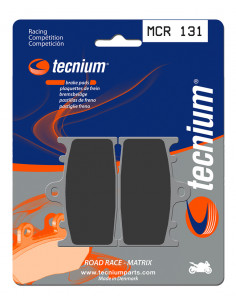 Plaquettes de frein TECNIUM Racing métal fritté carbone - MCR131