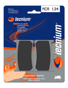 Plaquettes de frein TECNIUM Racing métal fritté carbone - MCR134