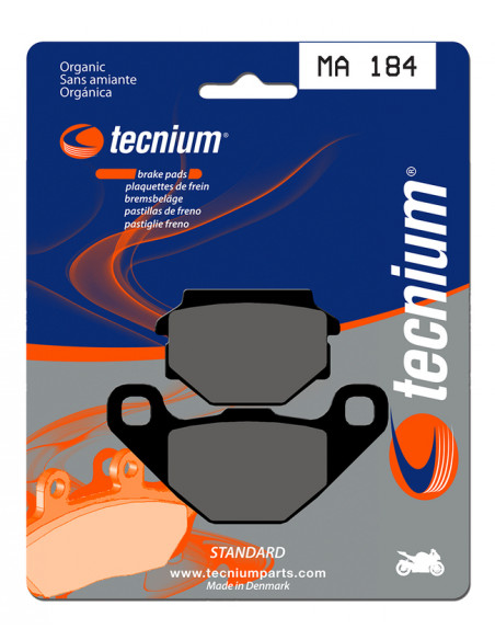 Plaquettes de frein TECNIUM route organique - MA184