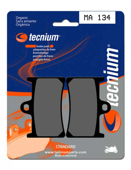 Plaquettes de frein TECNIUM route organique - MA134