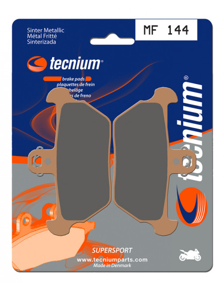 Plaquettes de frein TECNIUM Performance métal fritté - MF144