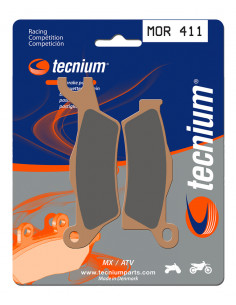 Plaquettes de frein TECNIUM Racing MX/Quad métal fritté - MOR411