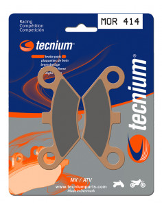 Plaquettes de frein TECNIUM Racing MX/Quad métal fritté - MOR414