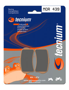 Plaquettes de frein TECNIUM Racing MX/Quad métal fritté - MOR439