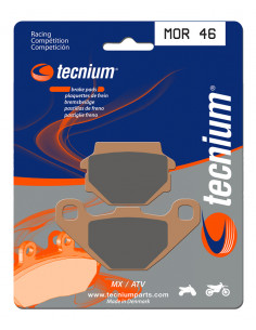 Plaquettes de frein TECNIUM Racing MX/Quad métal fritté - MOR46