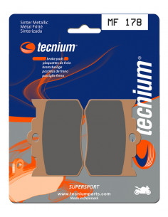 Plaquettes de frein TECNIUM Performance métal fritté - MF178