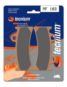 Plaquettes de frein TECNIUM Performance métal fritté - MF183