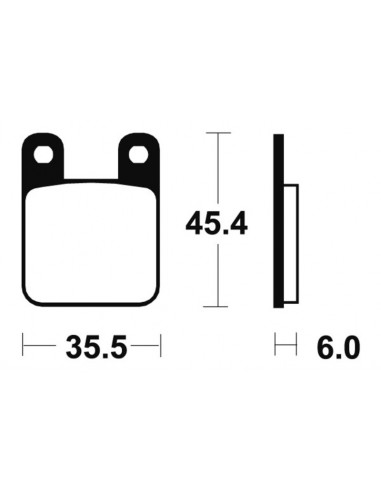 Plaquettes de frein TECNIUM MX/Quad métal fritté - MO59