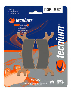 Plaquettes de frein TECNIUM Racing MX/Quad métal fritté - MOR287