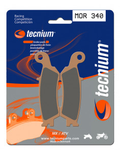 Plaquettes de frein TECNIUM Racing MX/Quad métal fritté - MOR340