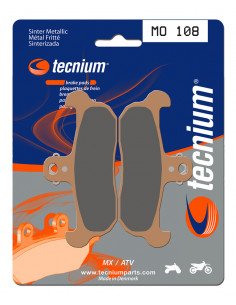 Plaquettes de frein TECNIUM MX/Quad métal fritté - MO108
